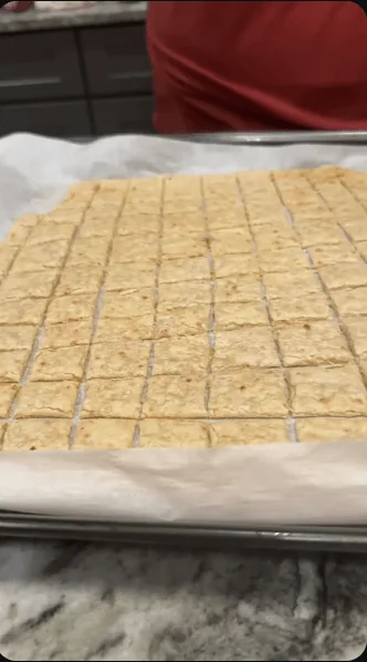 Homemade Cheese Crackers